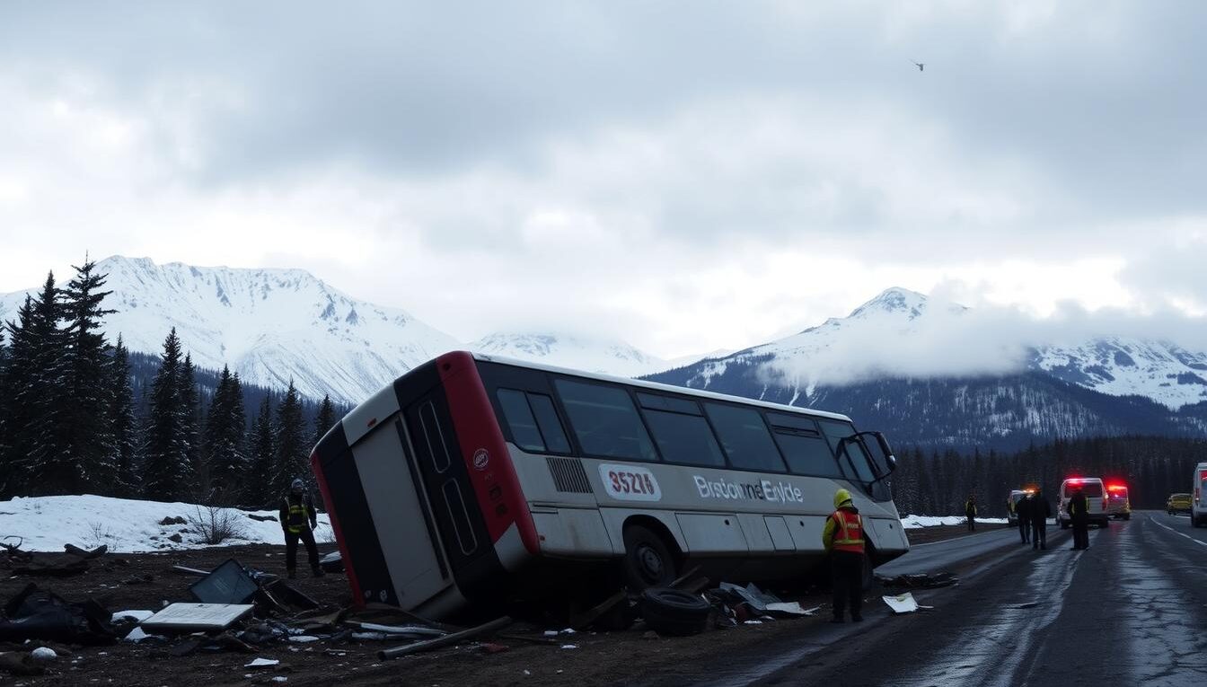 Norwegen busunfall